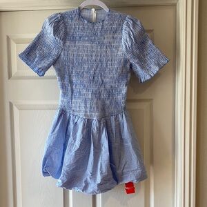 Apres Studio Blue & White Dress Sz 6.  NWT Box16